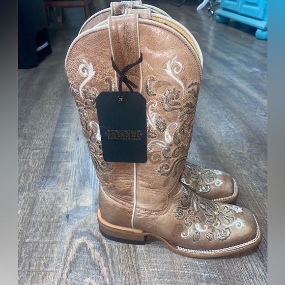 New Shayanne TPU 11 IN square toe Verbena western boot size 7B - Picture 3 of 10